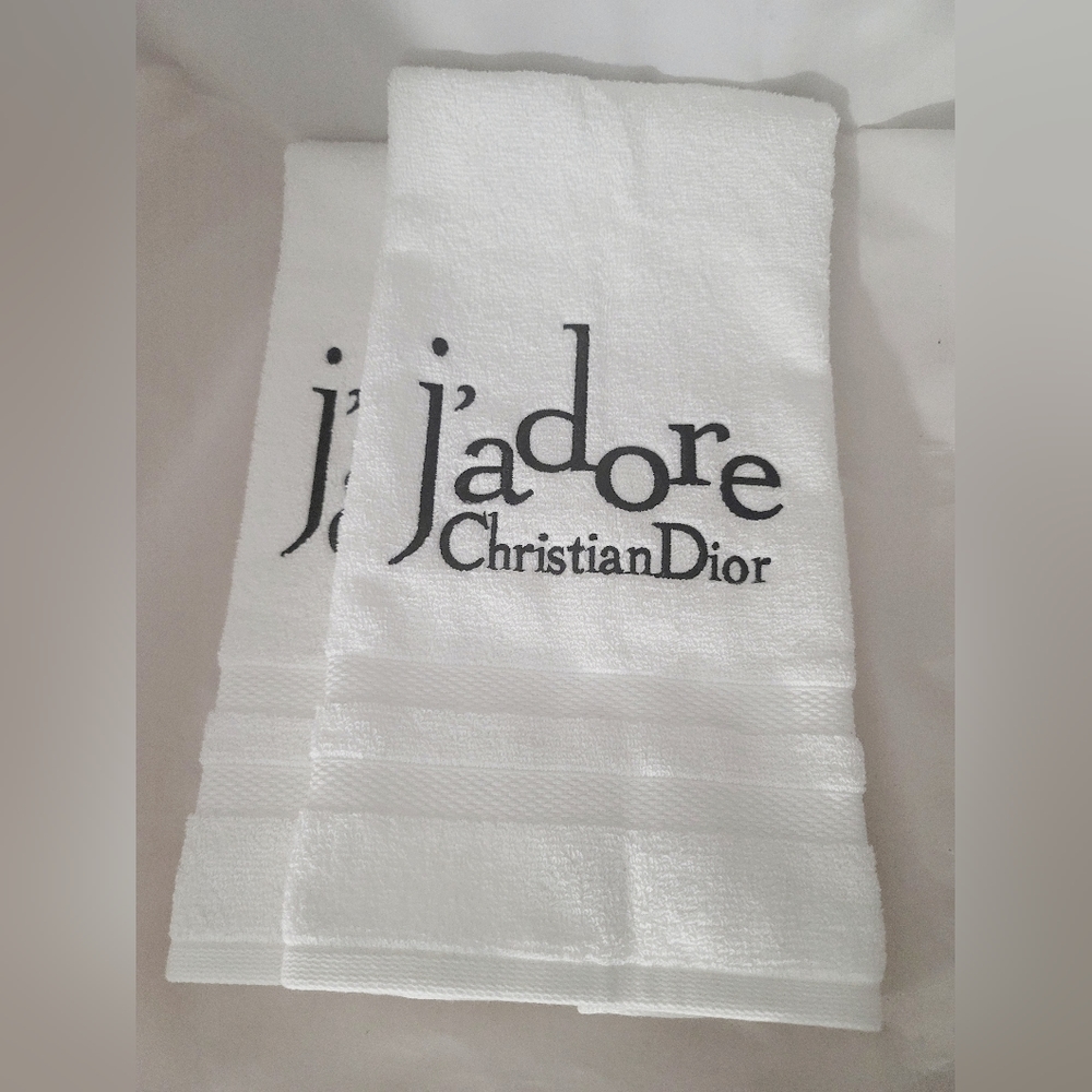 Embroidered Luxury Designer Hand Towel